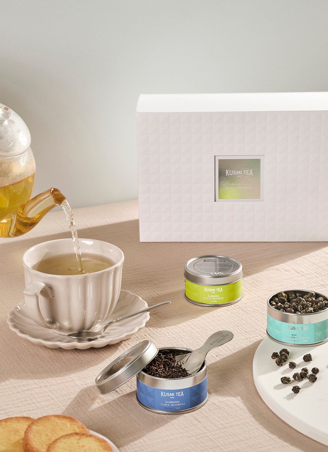 Kusmi Tea La Collection A. Ducasse theeset van 8  mini's + lepel - detail 3 undefined