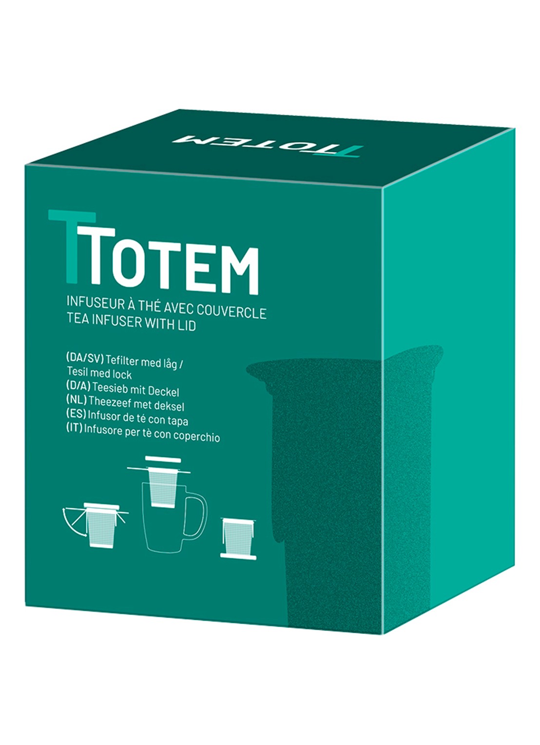 Kusmi Tea T.Totem thee-infuser - detail 3 zilver