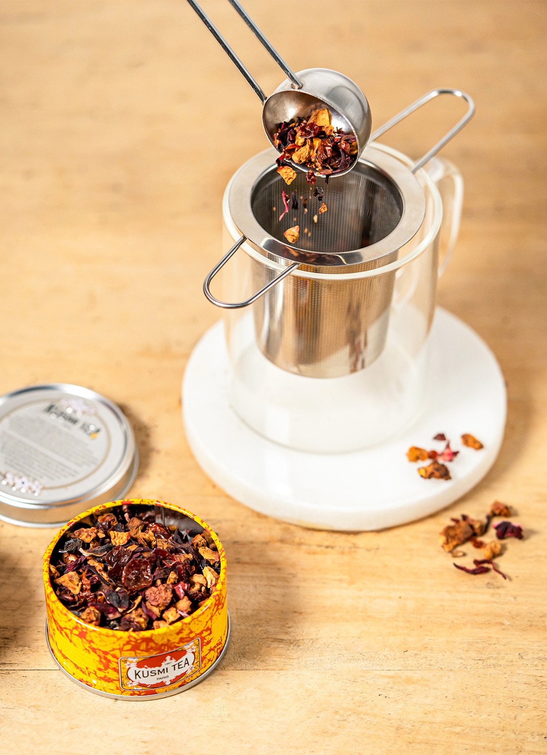 Kusmi Tea T.Totem thee-infuser - detail 6 zilver
