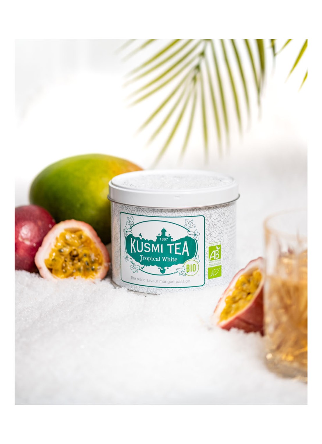 Kusmi Tea Tropical White losse thee 90 gram - detail 3 wit