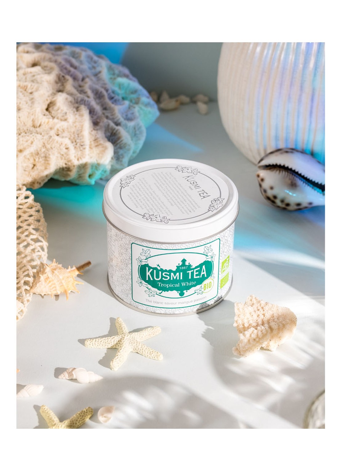 Kusmi Tea Tropical White losse thee 90 gram - detail 5 wit