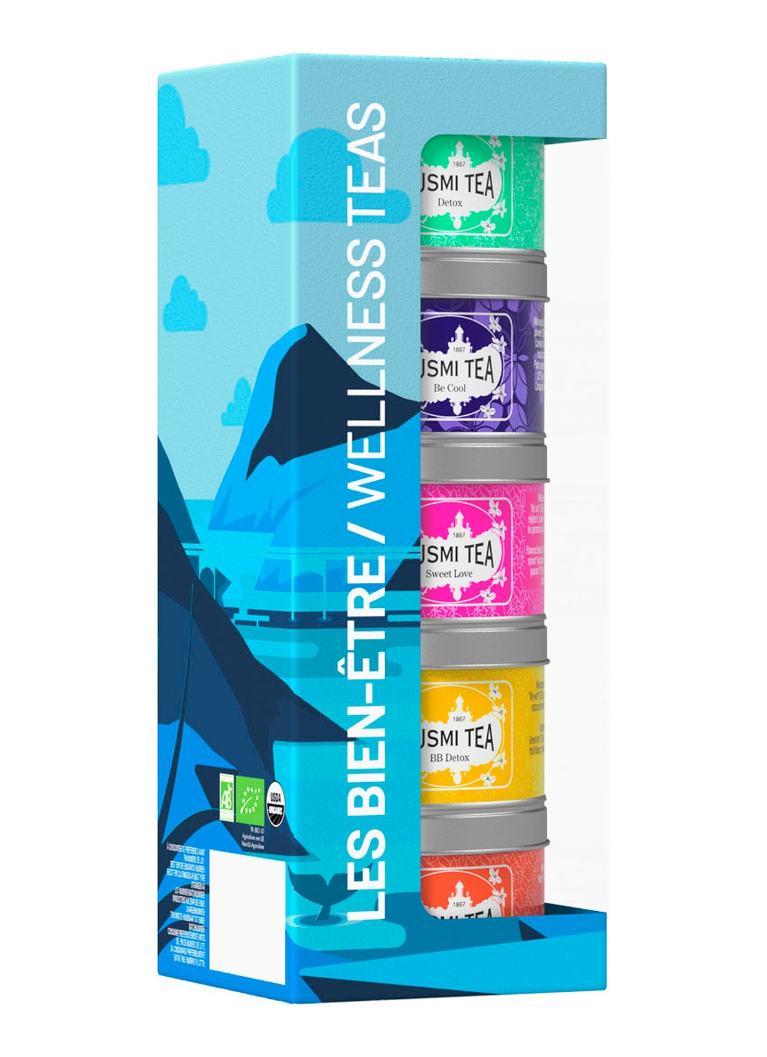 Kusmi Tea Wellness losse thee in blik 5 stuks - voorkant 2 undefined