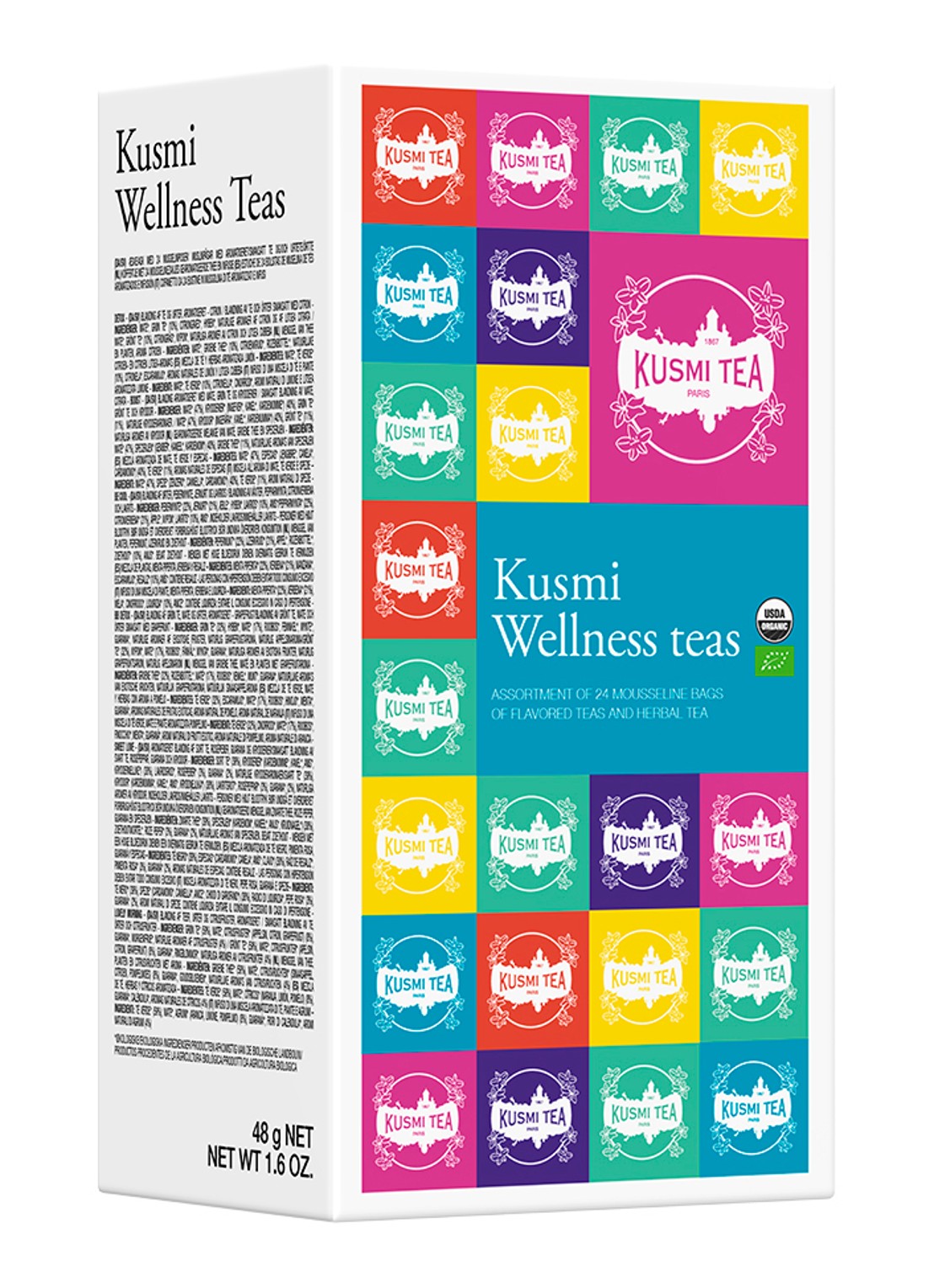 Kusmi Tea Wellness Teas theezakjes 24 stuks - voorkant undefined