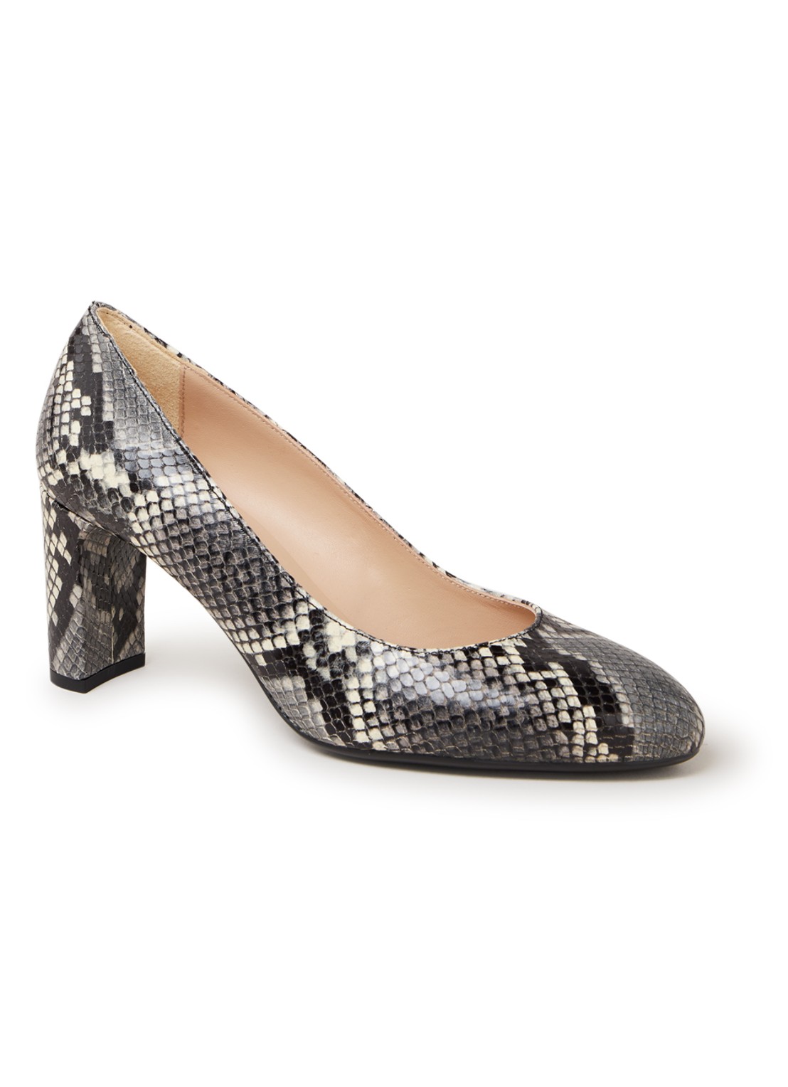 L.K.Bennett Winola pump van leer - voorkant 4 bruin