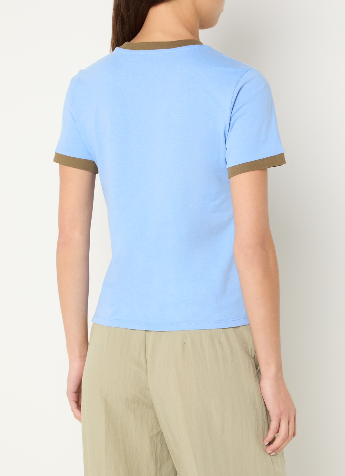 Laagam Hera T-shirt met logo - achterkant blauw