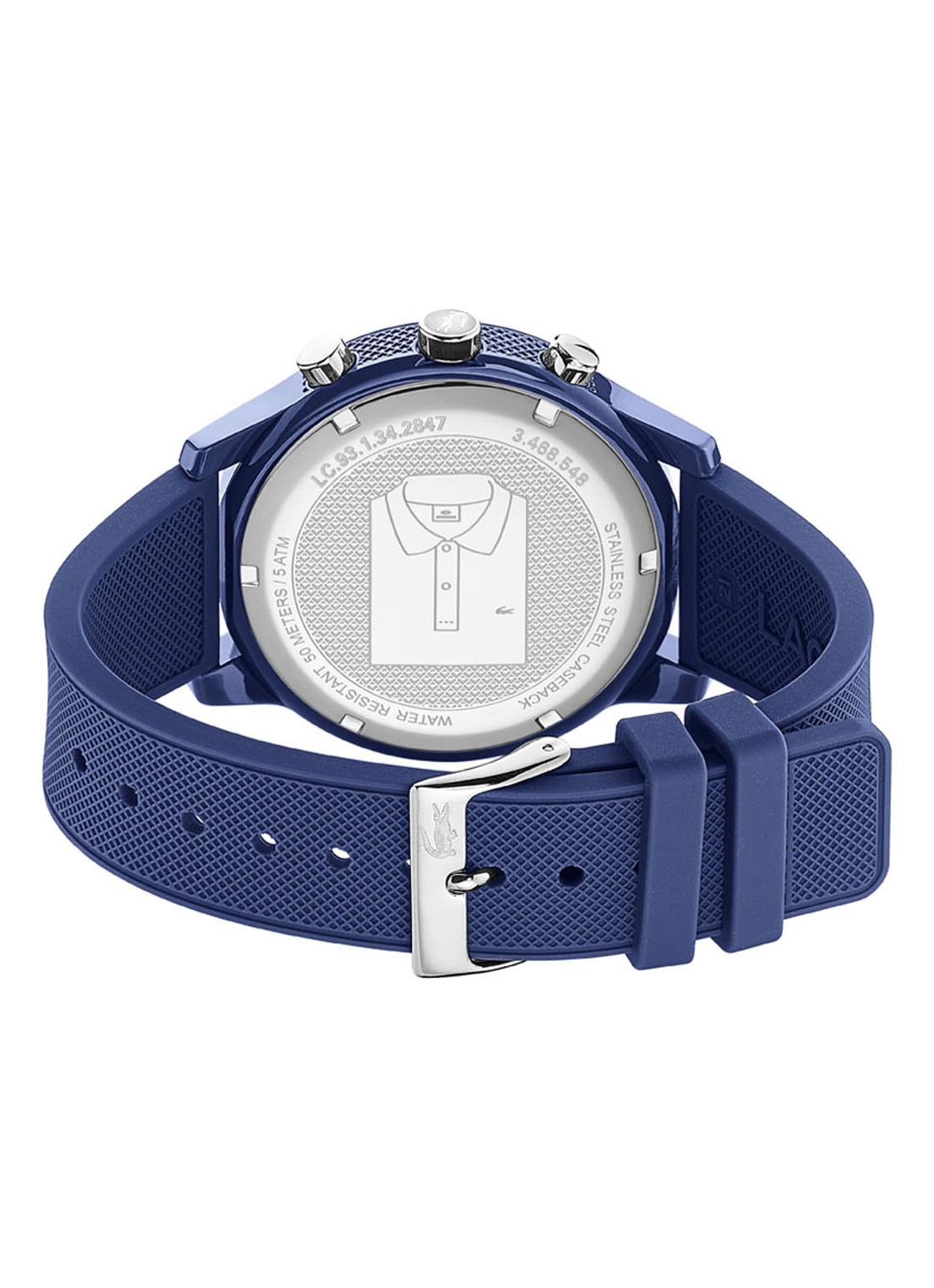 Lacoste 12.12 horloge LC2010970 - detail 2 blauw