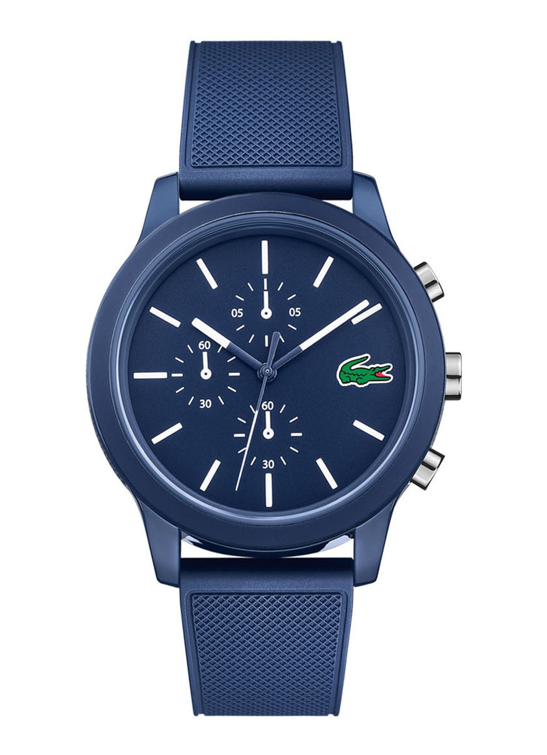 Lacoste 12.12 horloge LC2010970 - voorkant 4 blauw