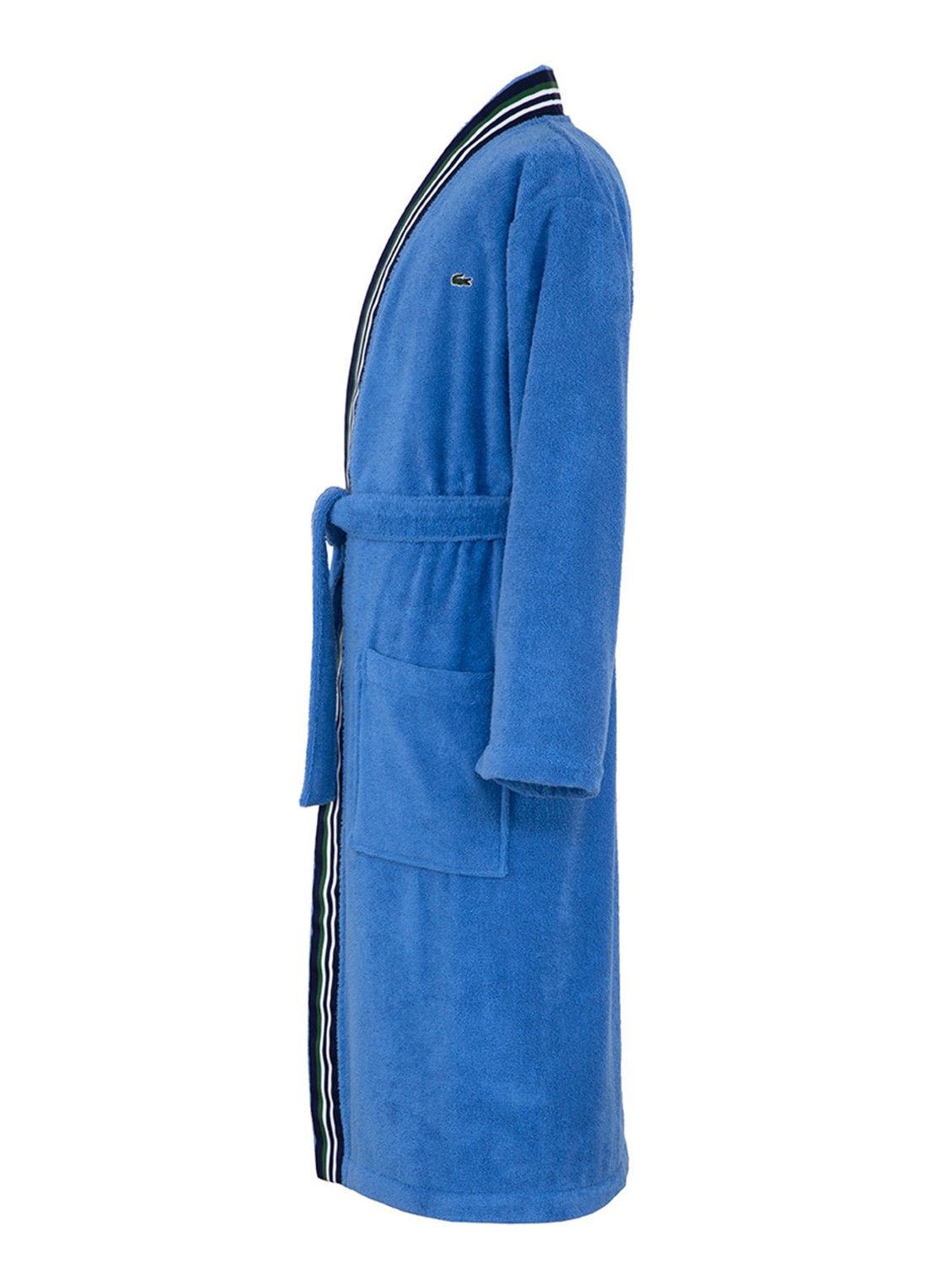 Lacoste Club badjas van  katoen - achterkant 3 blauw