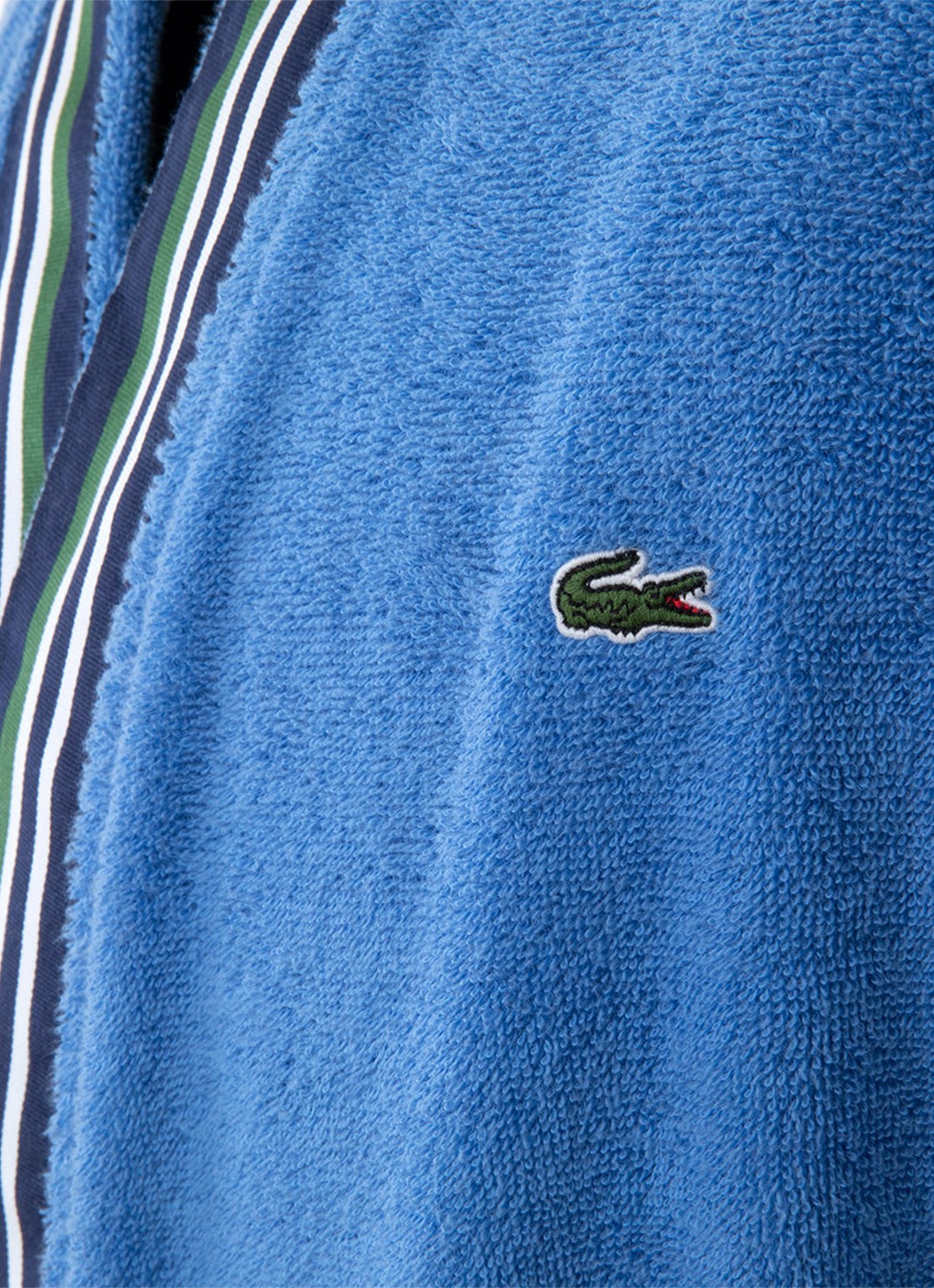 Lacoste Club badjas van  katoen - detail 4 blauw