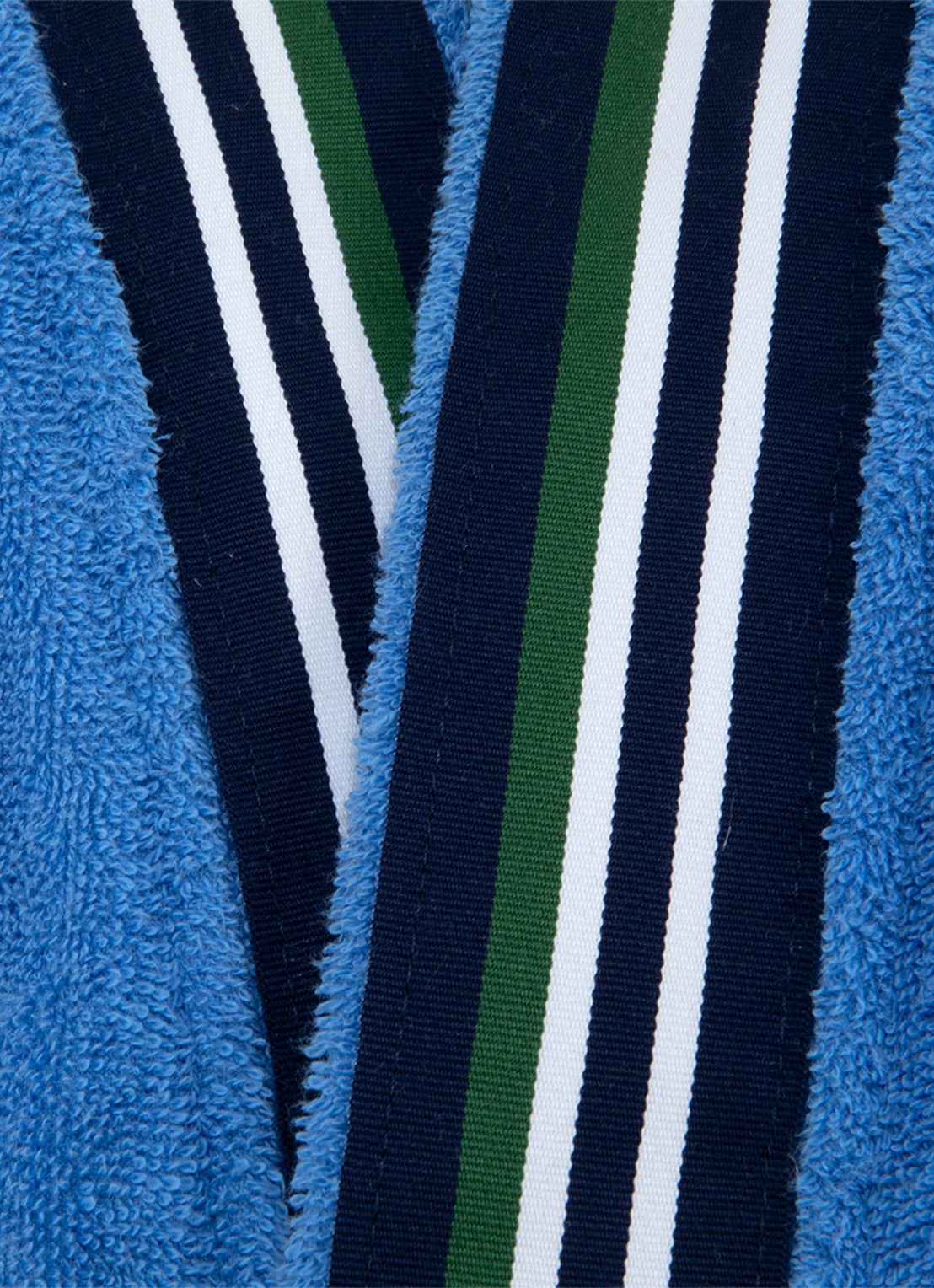 Lacoste Club badjas van  katoen - detail 5 blauw