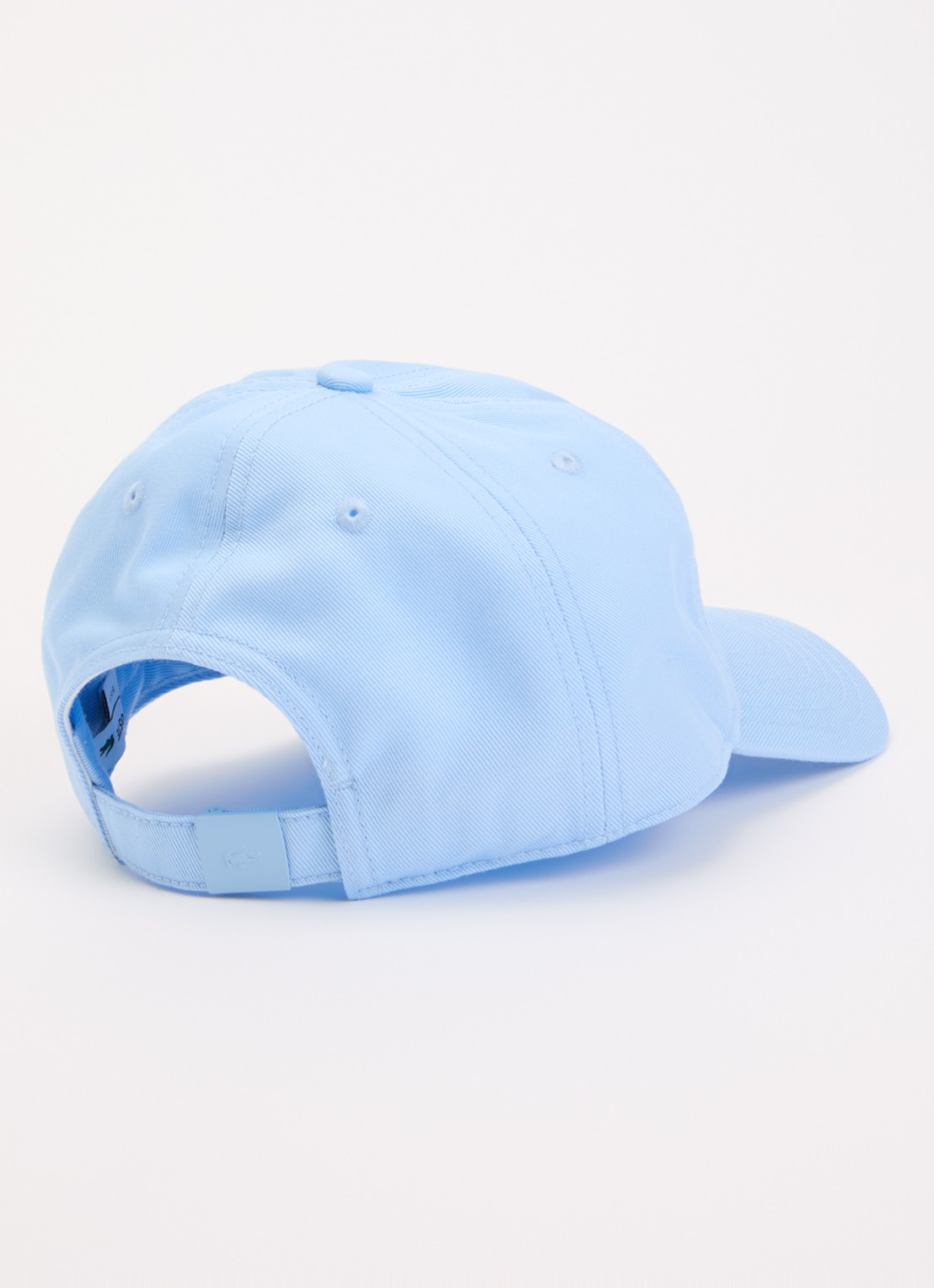 Lacoste Core pet met logoborduring - detail lichtblauw
