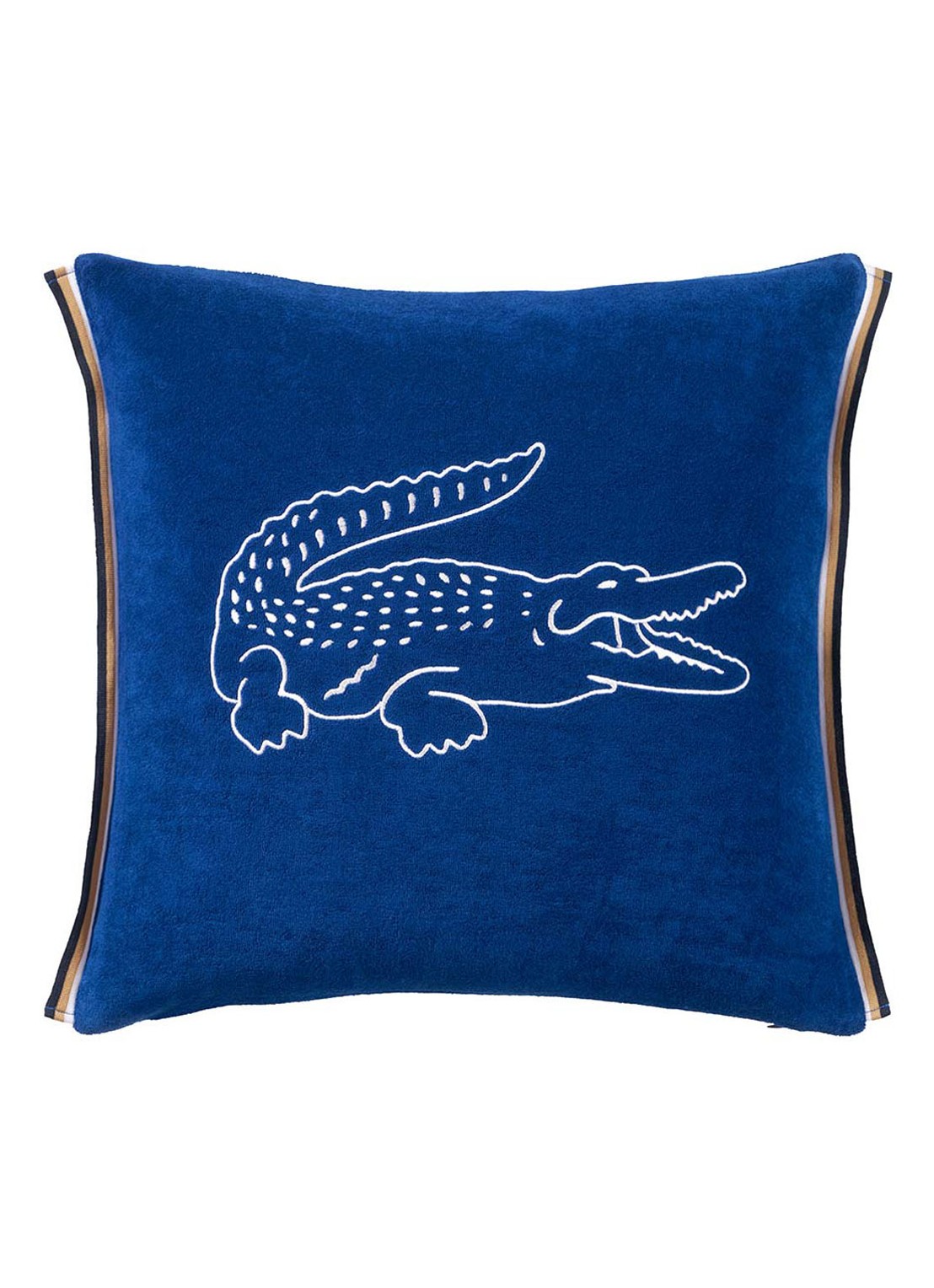 Lacoste L Break sierkussenhoes 45 x 45 cm - voorkant 3 steenrood