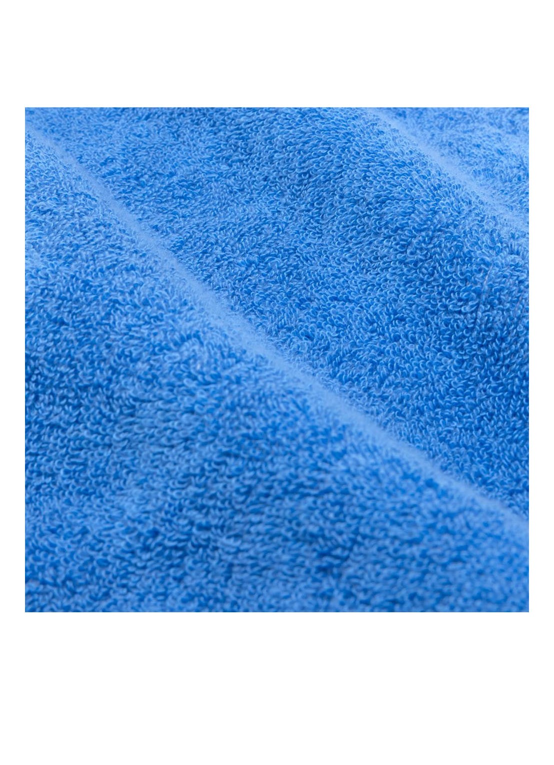 Lacoste L Casual badhanddoek - 450 gr/m² - 55 x 100 cm - achterkant 3 blauw