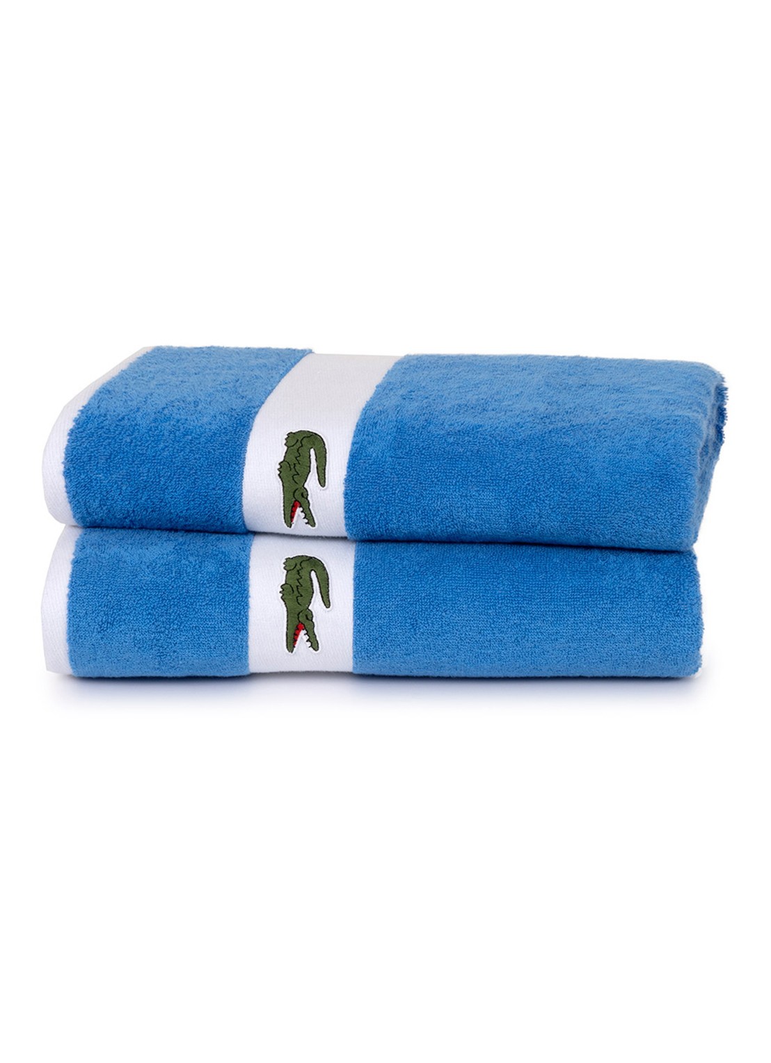 Lacoste L Casual badlaken - 450 gr/m2 - 90 x 150 cm - detail 6 donkerblauw