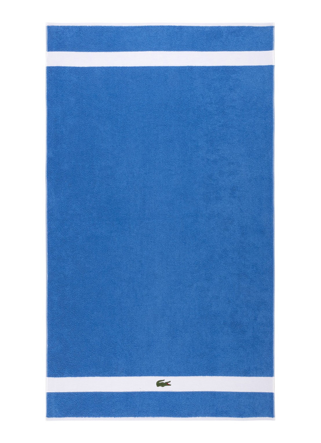 Lacoste L Casual badlaken - 450 gr/m2 - 90 x 150 cm - voorkant 9 donkerblauw