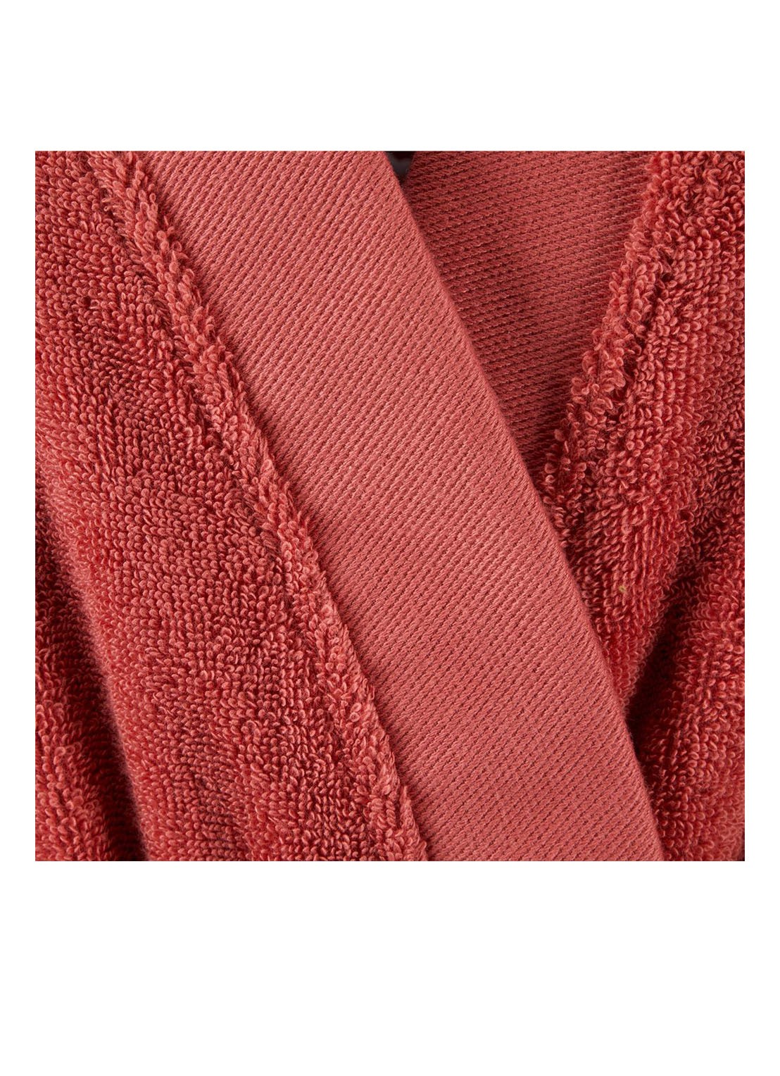 Lacoste L Defile badjas van  katoen - unisex - detail 4 rood