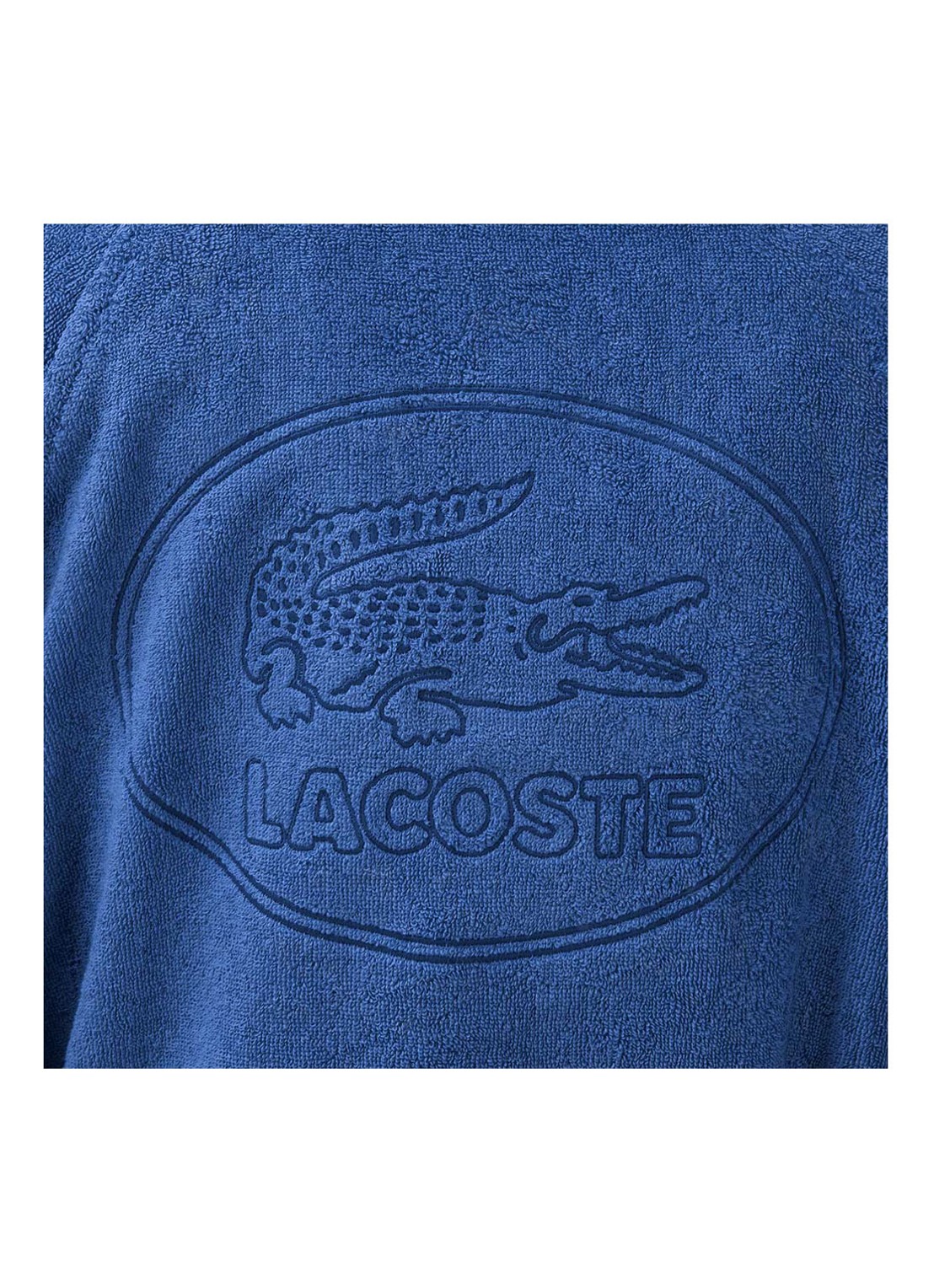 Lacoste L Defile Blanc kimono van  katoen - voorkant blauw