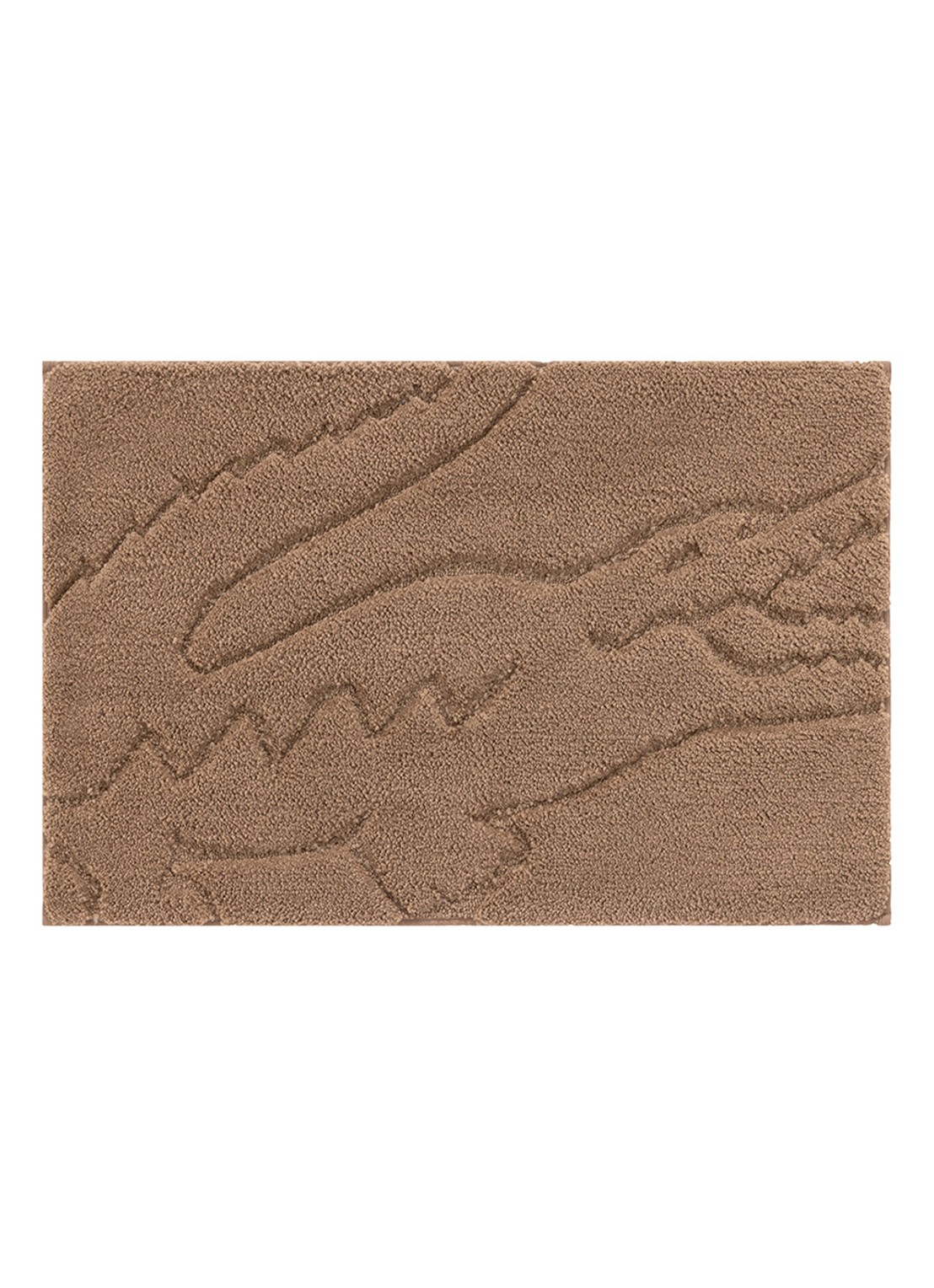 Lacoste L Héritage badmat 50 x 80 cm - voorkant beige