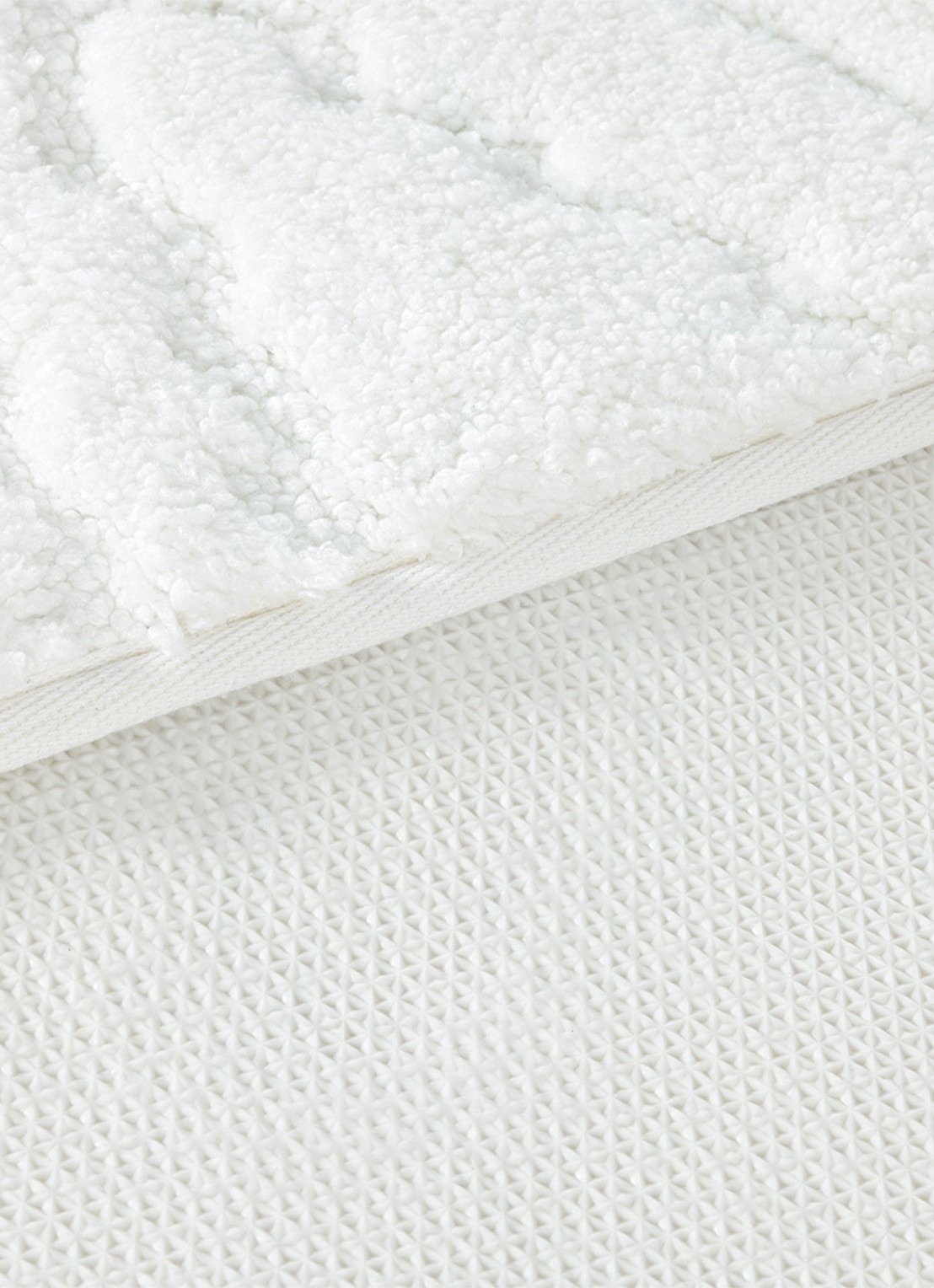 Lacoste L Héritage badmat 50 x 80 cm - detail 3 wit