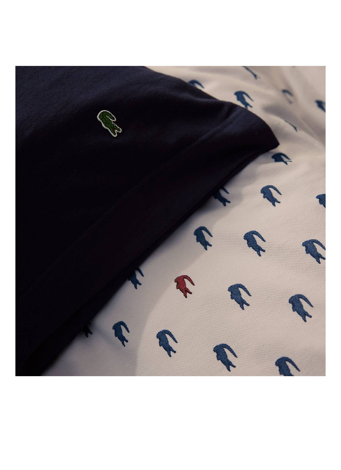 Lacoste L Lacoste kussensloop van  katoen - voorkant 2 multicolor