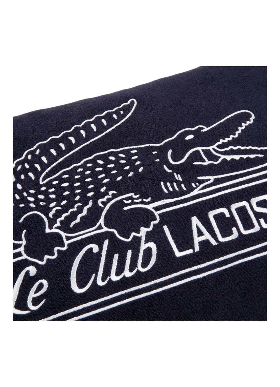 Lacoste L Le Club sierkussenhoes 33 x 57 cm  - detail 3 donkerblauw