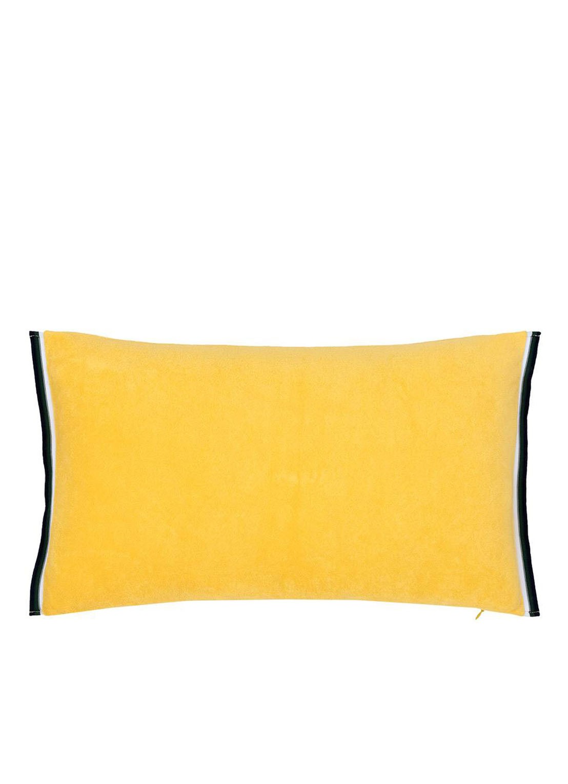 Lacoste L Le Club sierkussenhoes 33 x 57 cm  - voorkant 5 geel