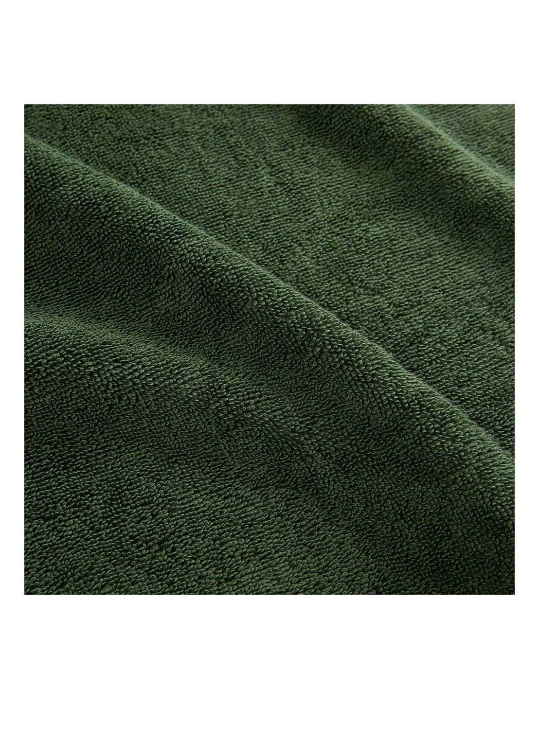 Lacoste L Lecroco badhanddoek - 600 gr/m2 - 50 x 100 cm - achterkant groen
