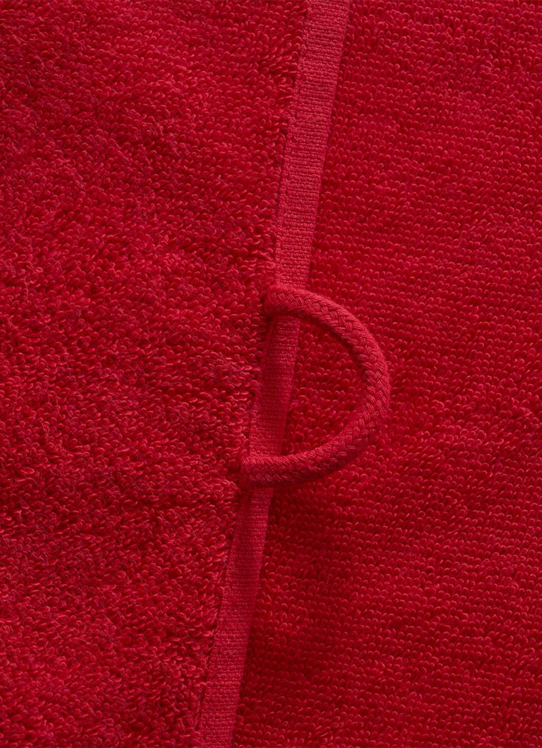 Lacoste L Lecroco badhanddoek - 600 gr/m2 - 50 x 100 cm - voorkant 3 kersenrood
