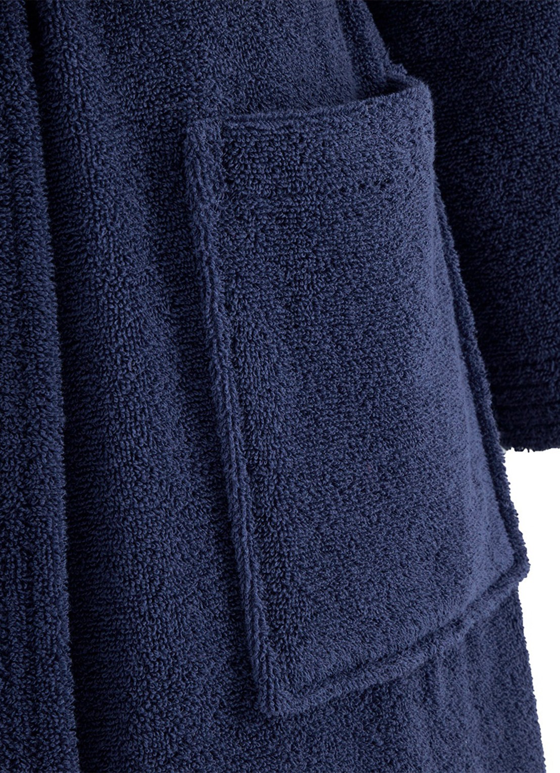 Lacoste L Lecroco badjas - unisex - detail 3 donkerblauw