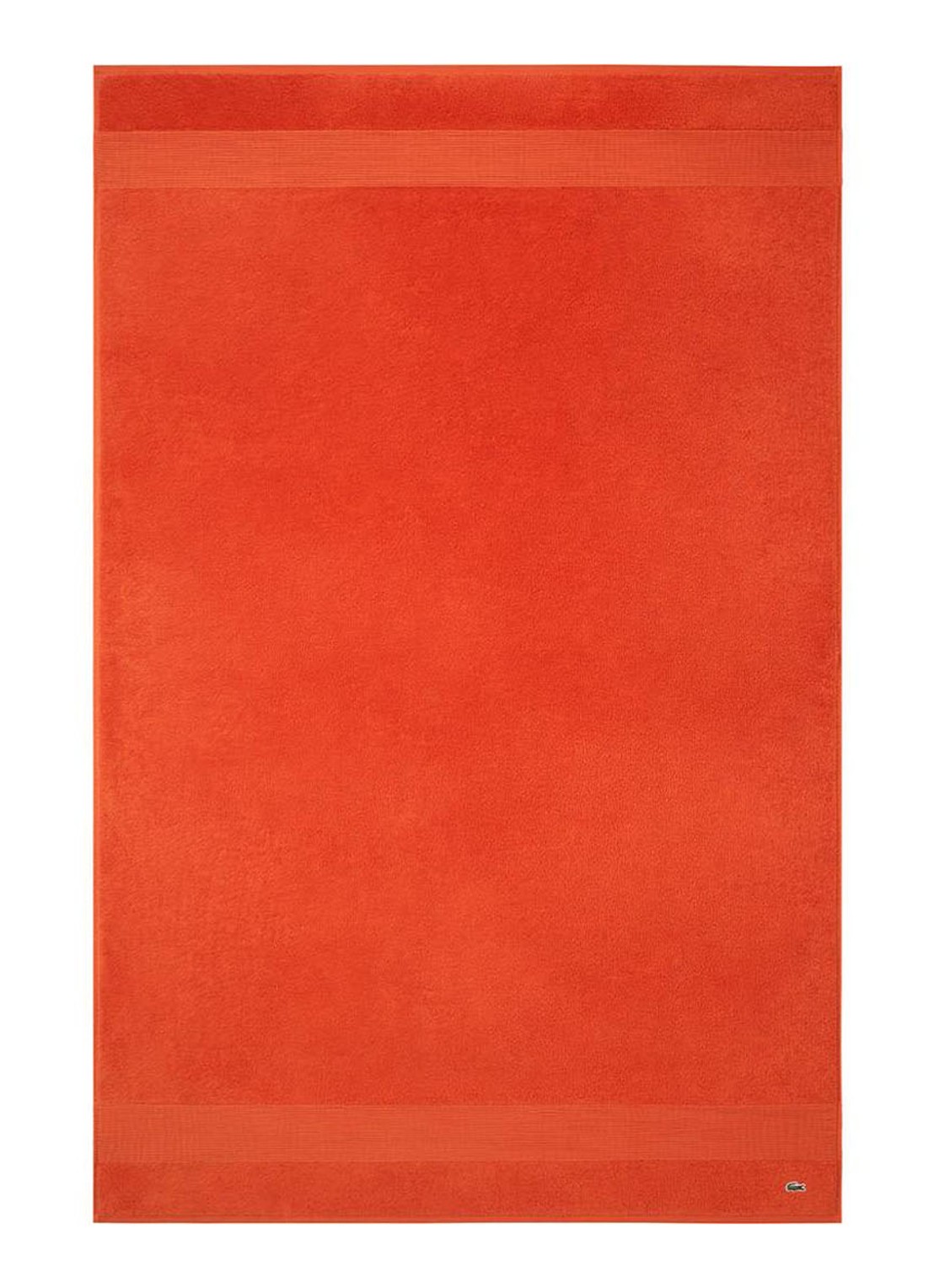Lacoste L Lecroco badlaken - 600 gr/m2 - 100 x 150 cm - voorkant 3 diepzwart