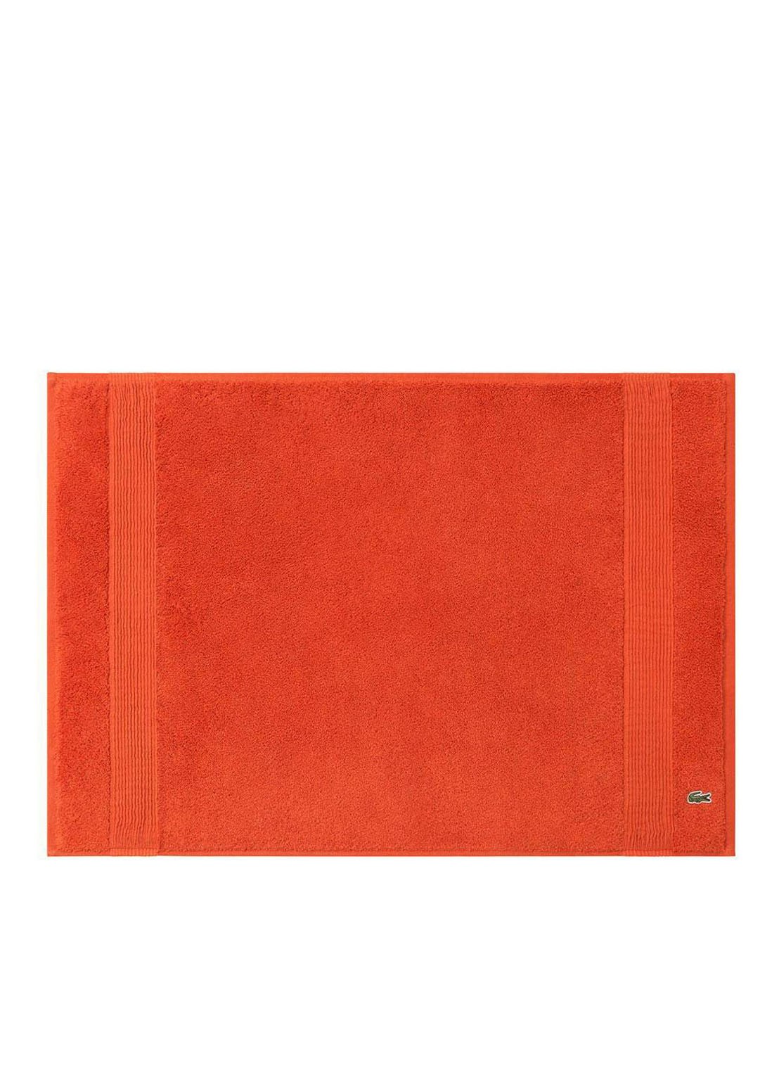 Lacoste L Lecroco badmat 50 x 70 cm - voorkant orange