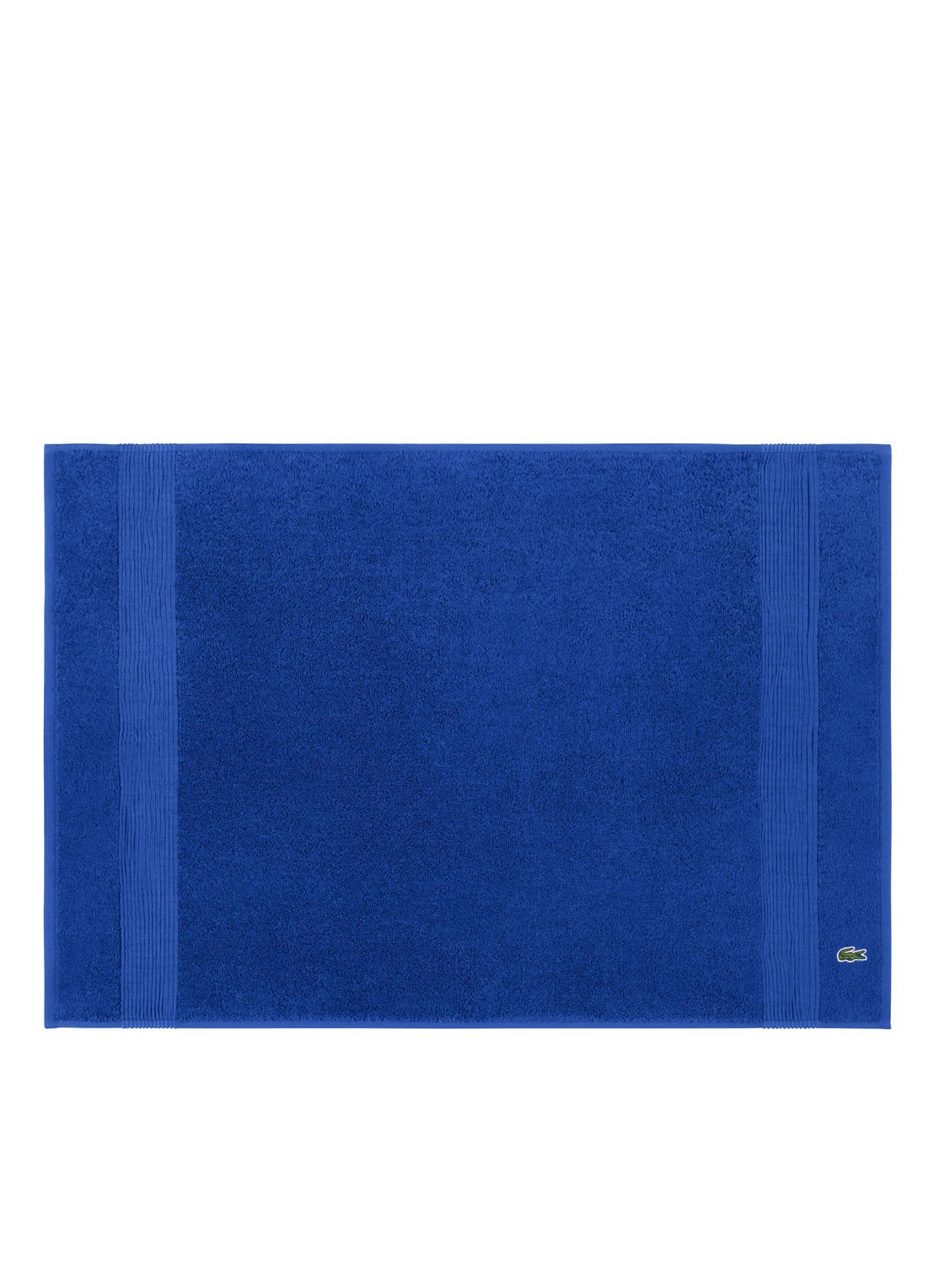 Lacoste L Lecroco badmat 50 x 70 cm - voorkant 2 kobaltblauw