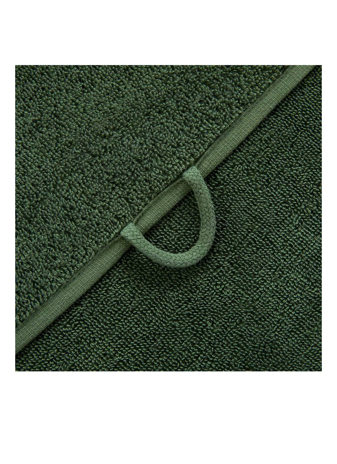 Lacoste L Lecroco gastendoek - 600 gr/m2 - 60 x 40 cm - detail 2 legergroen