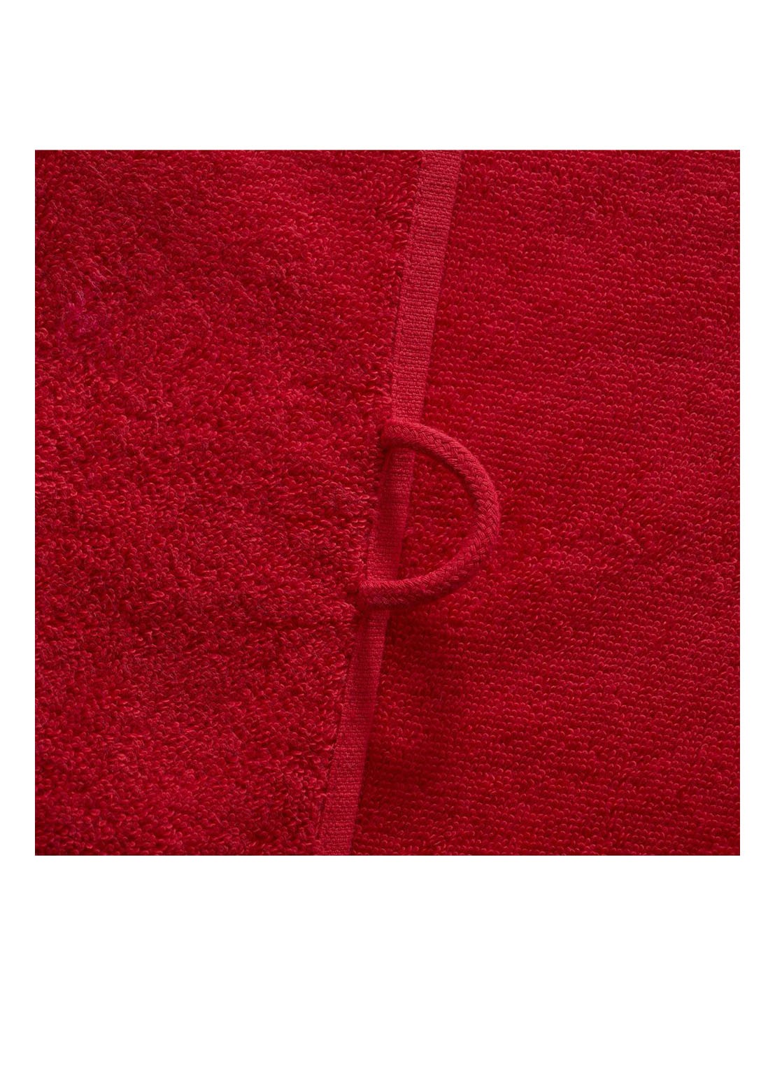 Lacoste L Lecroco gastendoek - 600 gr/m2 - 60 x 40 cm - voorkant 2 rood