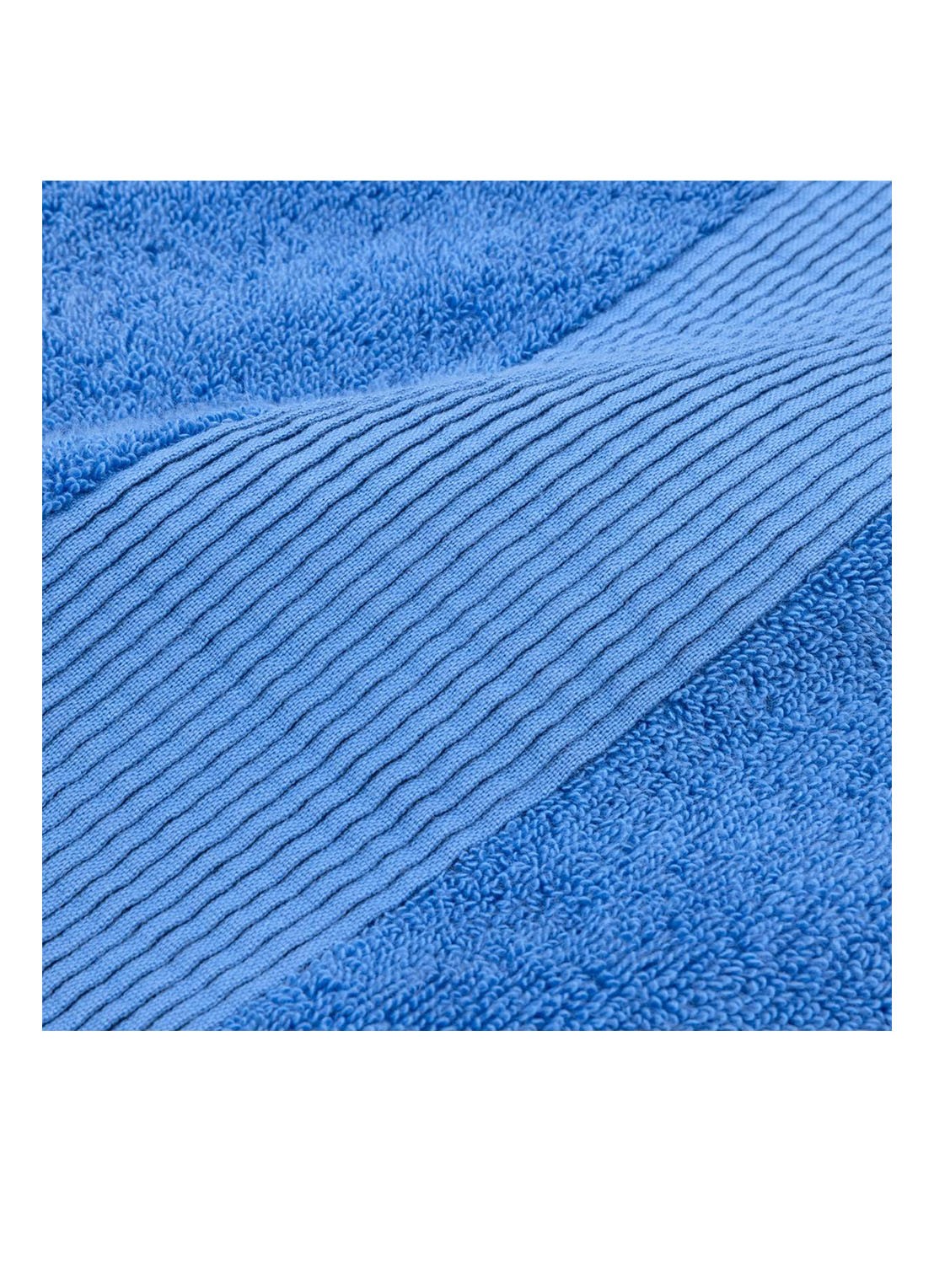 Lacoste L Lecroco gastendoek - 600 gr/m2 - 60 x 40 cm - achterkant blauw