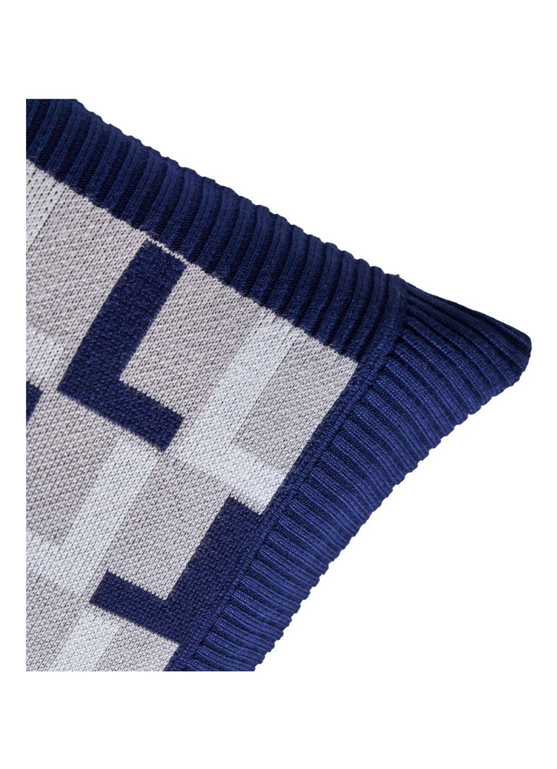 Lacoste L Logo kussensloop 45 x 45 cm - detail blauw