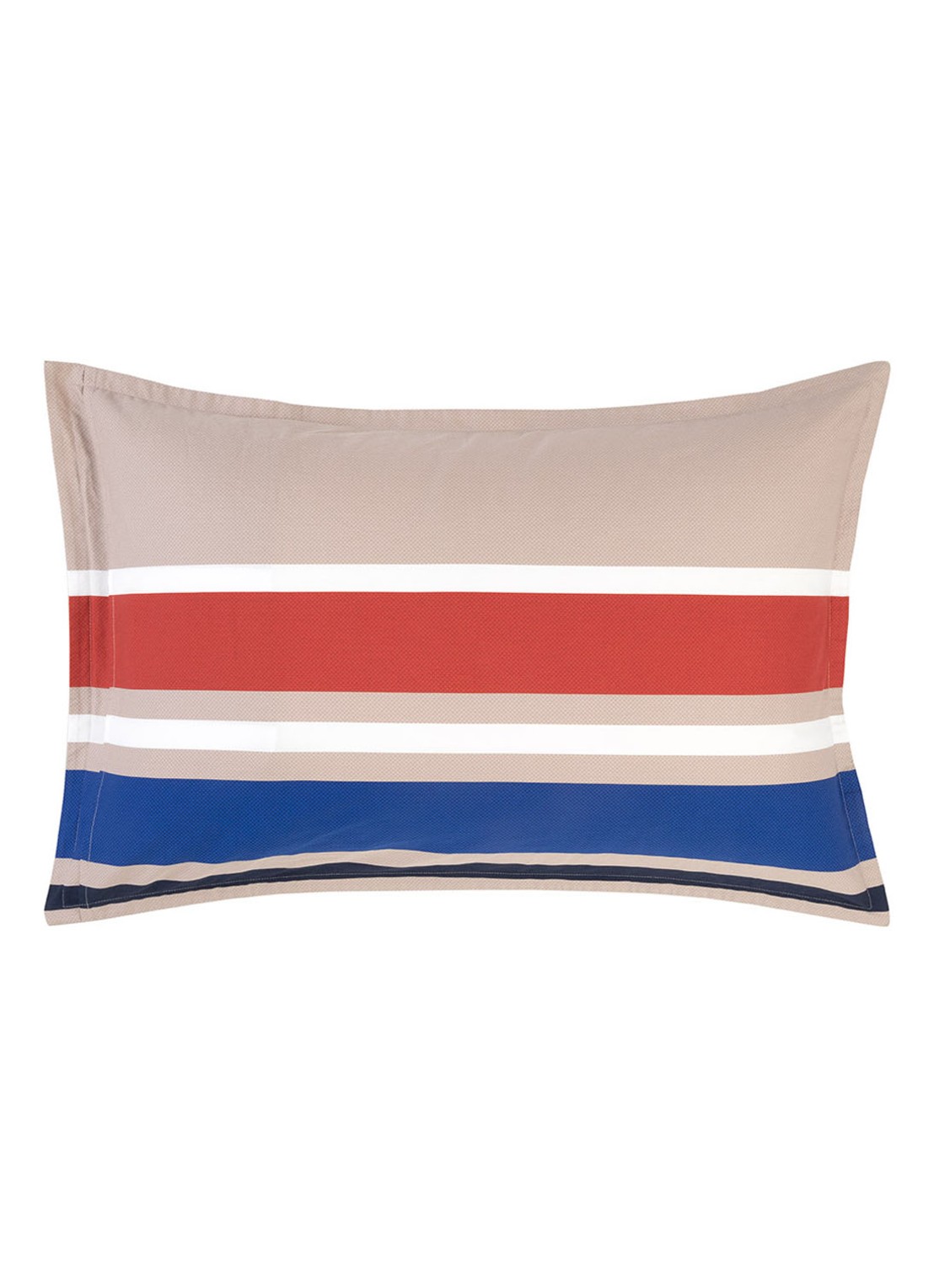 Lacoste L Luz kussensloop van katoensatijn 300 TC  - voorkant 6 multicolor