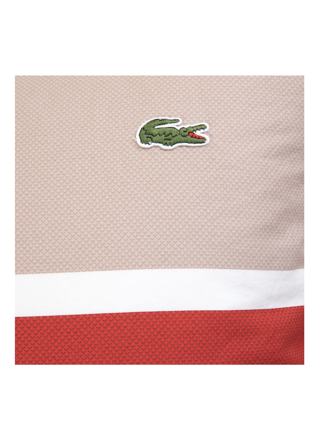 Lacoste L Luz kussensloop van katoensatijn 300 TC  - detail 3 multicolor