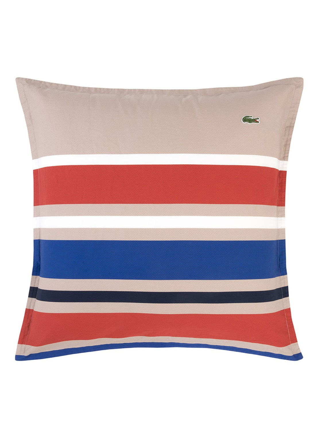 Lacoste L Luz kussensloop van katoensatijn 300 TC  - detail 4 multicolor