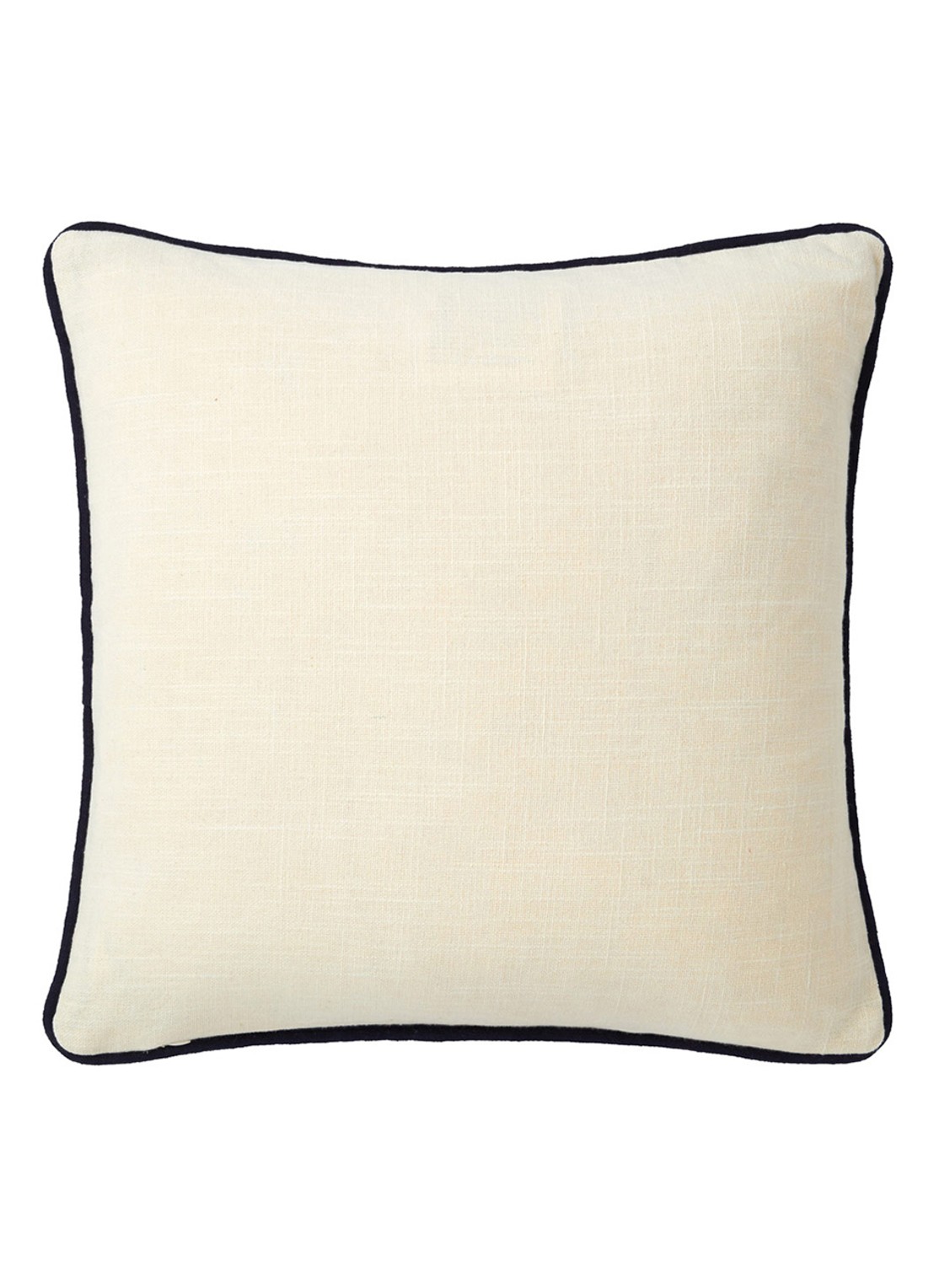 Lacoste L Player sierkussenhoes 45 x 45 cm - voorkant 2 creme