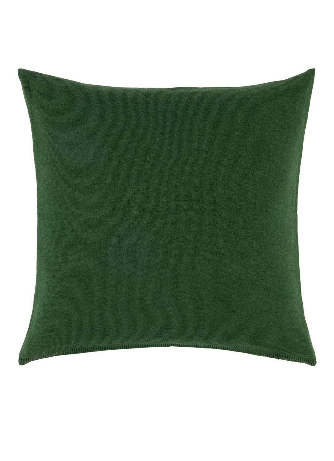 Lacoste L Reflet sierkussenhoes 45 x 45 cm - voorkant 6 bronsgroen