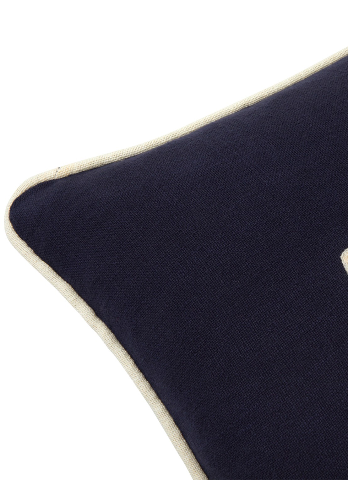 Lacoste L Tennis sierkussenhoes 33 x 57 cm - detail 2 donkerblauw