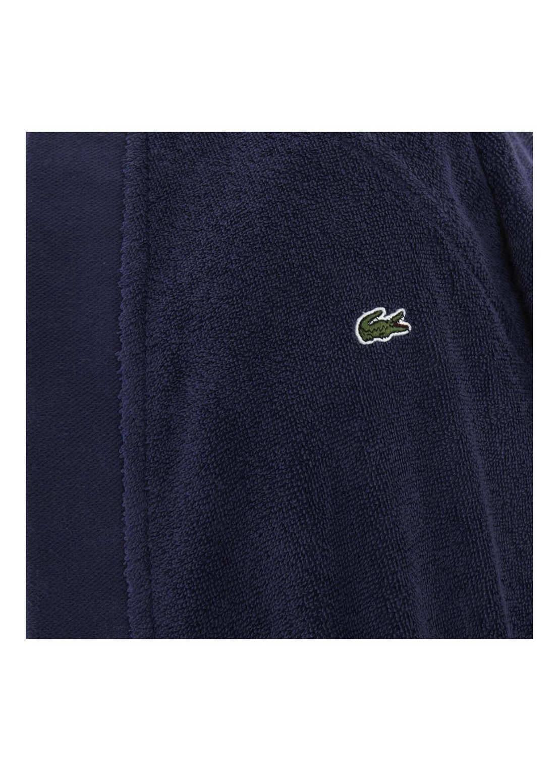 Lacoste LDEFILE badjas - unisex - detail 9 donkerblauw