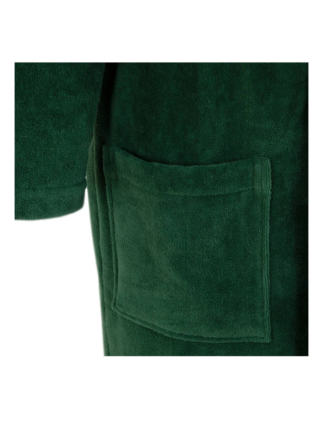 Lacoste Lrene Marine badjas van katoen - detail 9 bronsgroen
