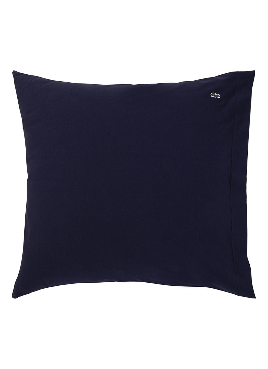 Lacoste Marine kussensloop van  katoen - voorkant donkerblauw