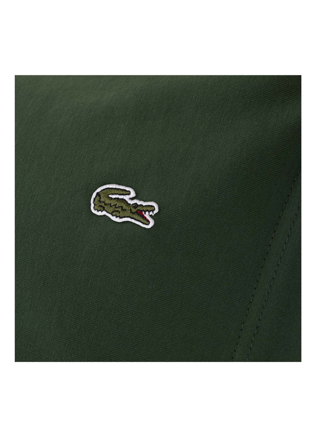 Lacoste Marine kussensloop van  katoen - detail groen
