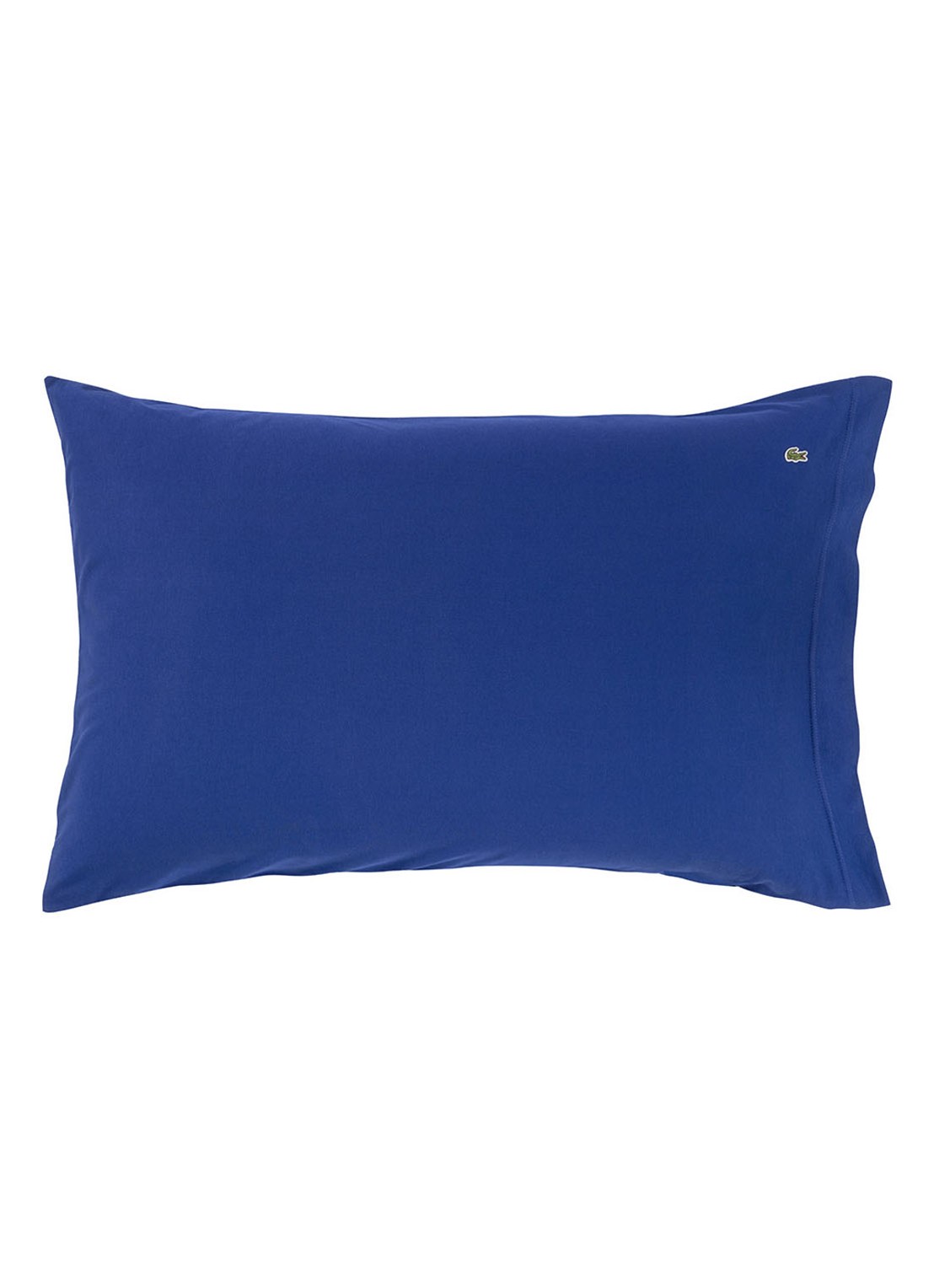 Lacoste Marine kussensloop van  katoen - voorkant royalblauw