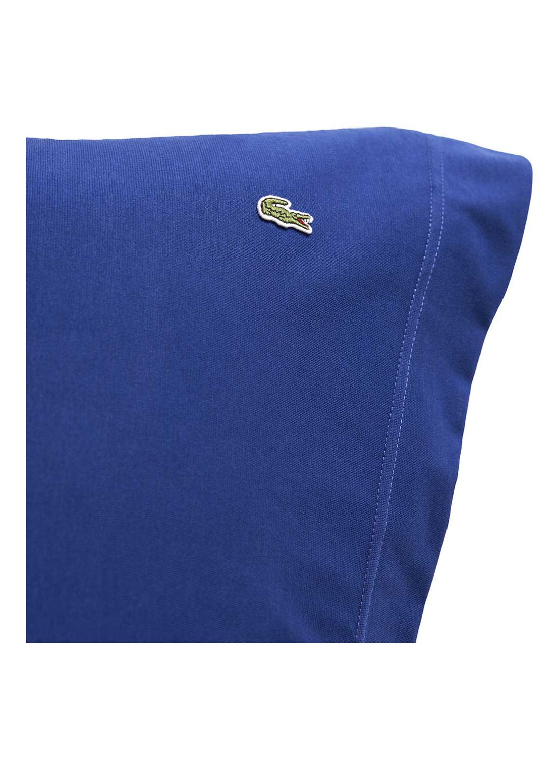Lacoste Marine kussensloop van  katoen - detail royalblauw