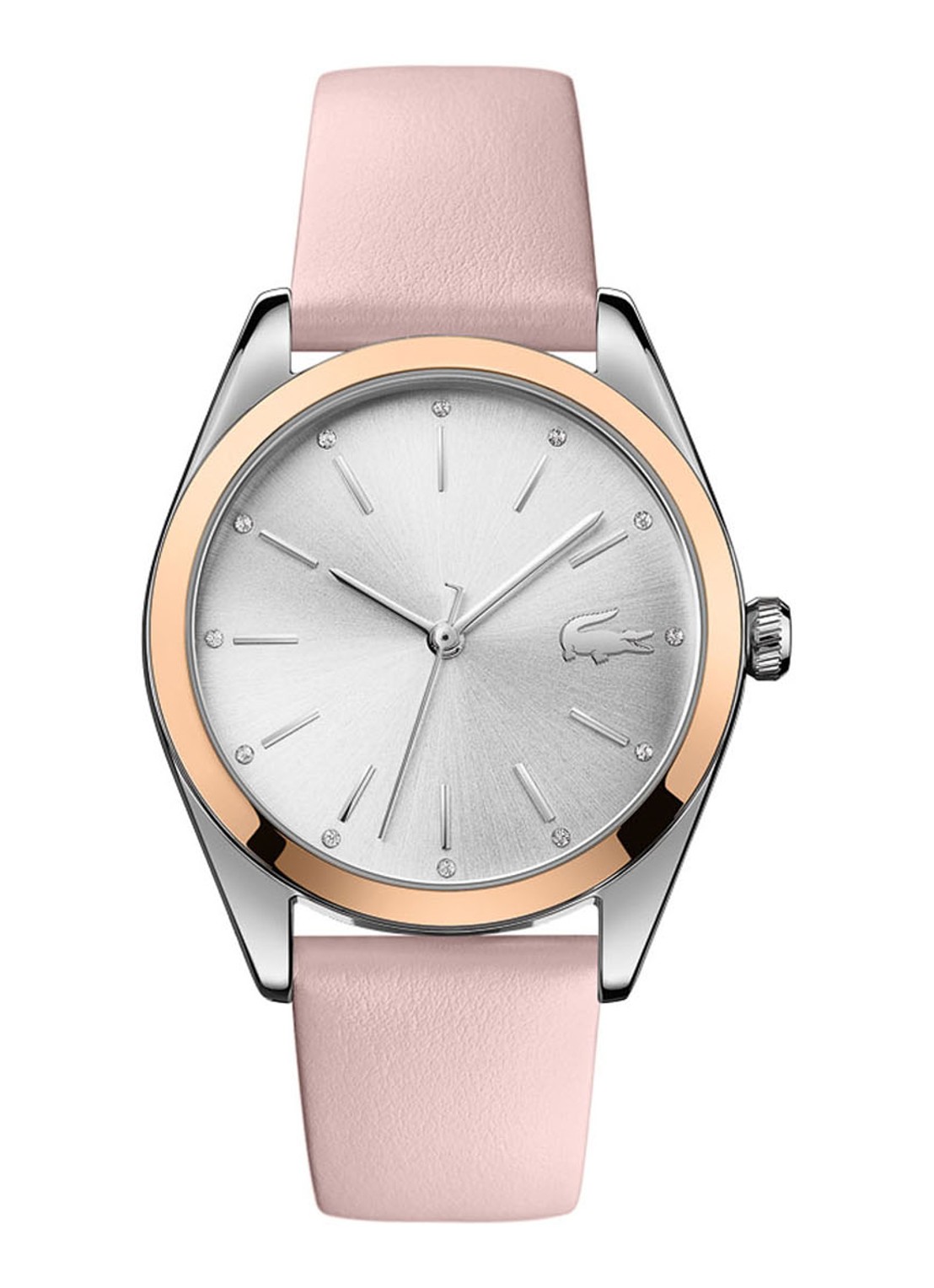 Lacoste Parisienne horloge LC2001098 - voorkant 3 lichtroze