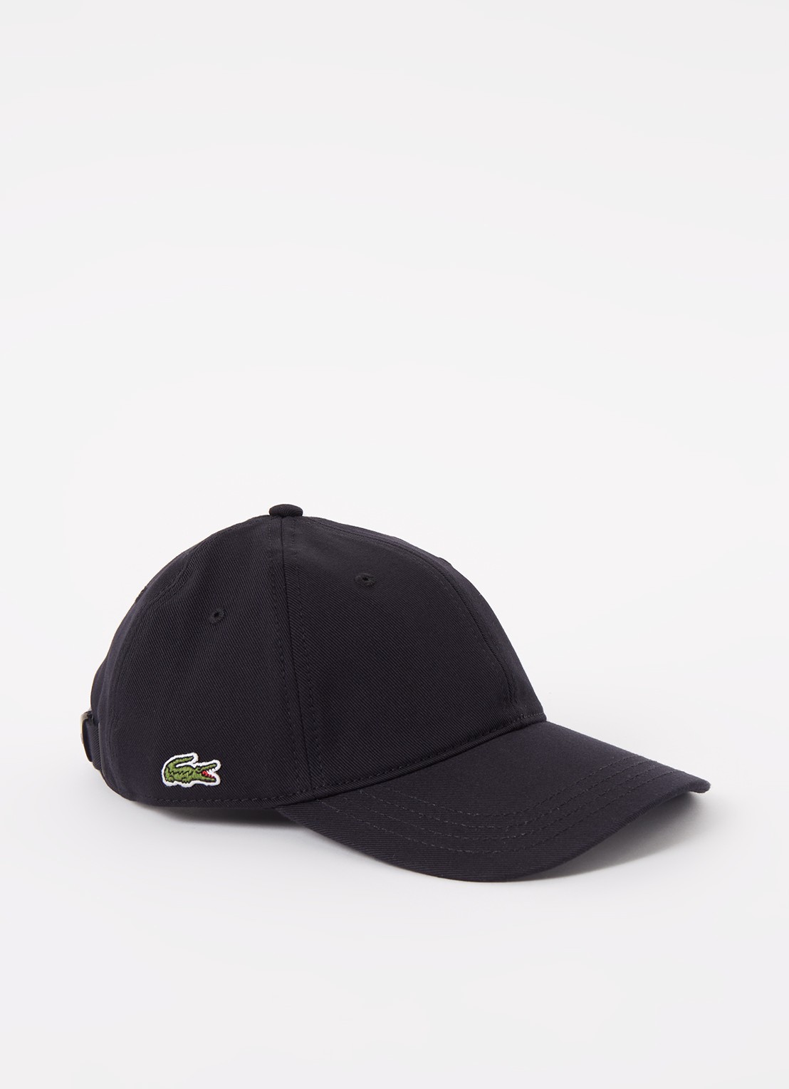 Lacoste Pet met logo - voorkant zwart